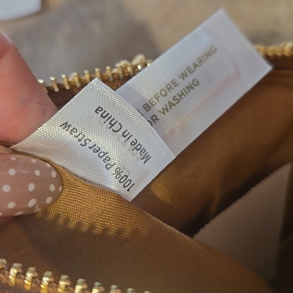 New LOFT Lemon Slice Raffia Zipper Pouch/Clutch - Picture 8 of 9